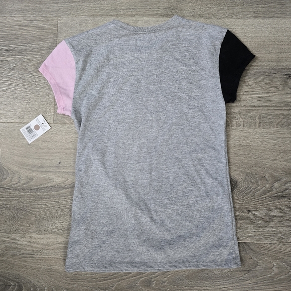 New With Tags Girls Size 10-12 Happy Mind Happy Life T-Shirt Flowers Happy Faces - Picture 6 of 7